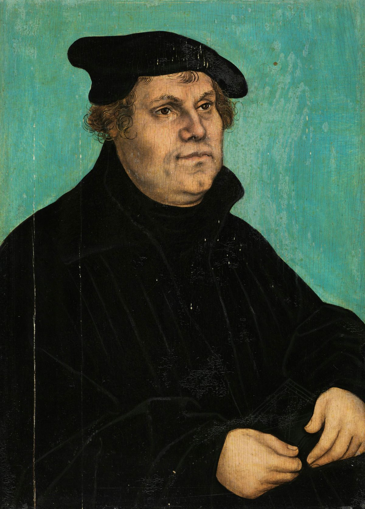 Lucas Cranach the Elder (workshop), portrait of Martin Luther, c. 1532