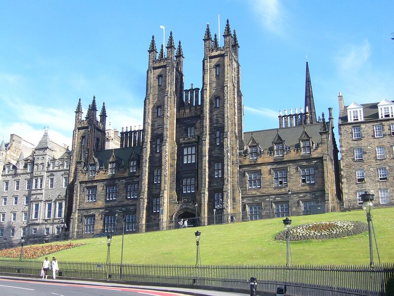 New College on The Mound in Edinburgh—the home of the University of Edinburgh's School of Divinity