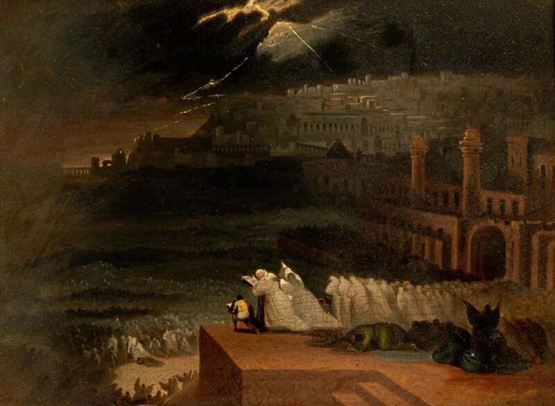 John Martin, Jonah Preaching before Nineveh (c. 1840). Hatton Gallery, Newcastle.