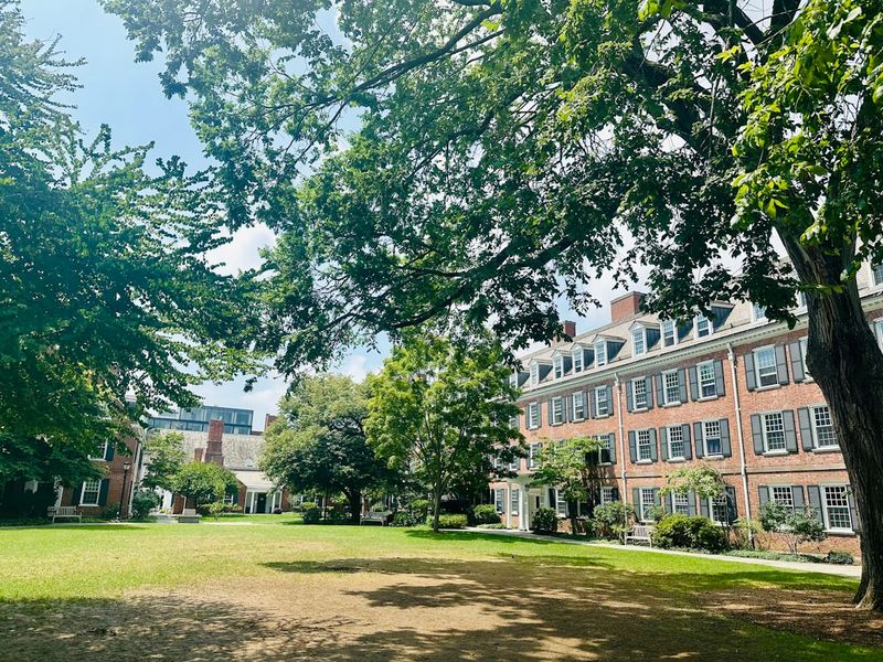 Yale University campus with gothic architecture